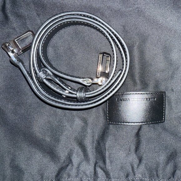 Alexander Wang Smooth Calfskin Large Chastity Bag in Black with Rhodium Hardware - Picture 4 of 4